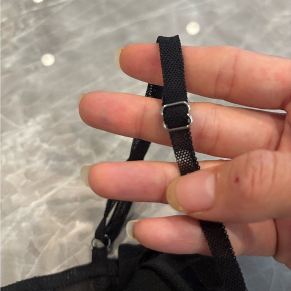 Tiger Mist Elegant Black Mesh Bralette - Picture 4 of 7